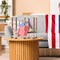 6 Pcs 4th of July Taper Candles - 10.6 Inch Patriotic Flameless Candles - Battery Operated Red White and Blue LED Candlesticks with Realistic 3D Flicker - American Flag Decor for Independence Day Table & Mantel